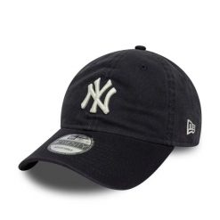 Czapka baseballowa damska New York Yankees New Era 9Twenty Washed Script. Niebieskie czapki z daszkiem damskie New Era, bez wzorów. Za 214.00 zł.