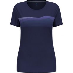 Koszulka damska Odlo F-DRY RIDGELINE T-shirt crew neck s/s. Szare t-shirty damskie Odlo, l, bez wzorów, z materiału, bez kołnierzyka. Za 269.99 zł.