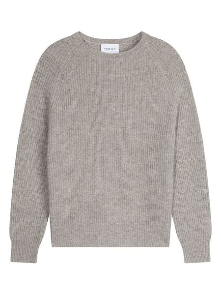 Perfect Cashmere Kaszmirowy sweter "Oceane" w kolorze szarym rozmiar: M. Szare swetry klasyczne damskie Perfect Cashmere, m, z kaszmiru, bez kołnierzyka. Za 372.47 zł.