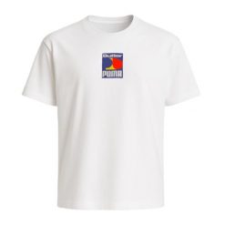 Koszulka BUTTER GOODS x PUMA Graphic T-shirt Puma White - 534058-02. Białe t-shirty męskie Puma, bez wzorów, bez kołnierzyka. Za 167.92 zł.