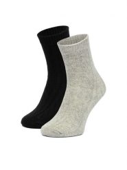 Nine West Skarpety długie CEO_LA_NW_17637_W_AW26 (2-PACK) Czarny. Czarne skarpetki damskie Nine West, bez wzorów, z nylonu. Za 39.99 zł.