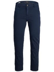 Jack & Jones Spodnie chino "Marco" w kolorze granatowym rozmiar: W31/L34. Niebieskie spodnie materiałowe męskie Jack & Jones, bez wzorów. Za 96.14 zł.
