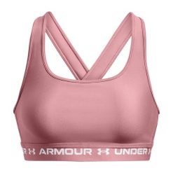 Stanik fitness cardio Under Armour Crossback Mid. Czarne biustonosze sportowe damskie Under Armour, bez wzorów. Za 89.99 zł.