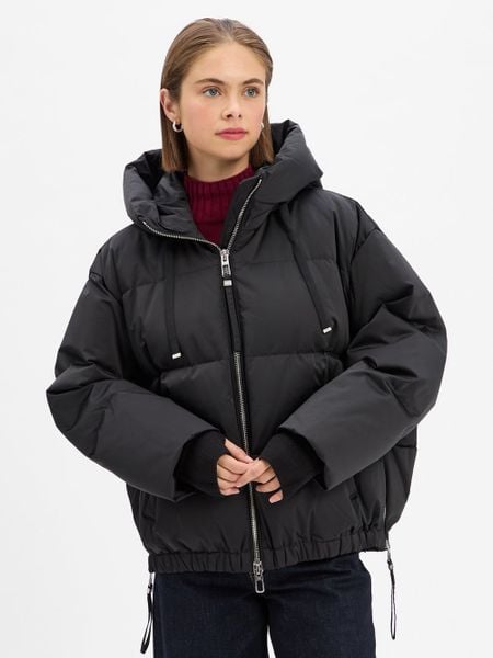 DUNO kurtka puchowa - Heka Kobiety czarny, L. Czarne kurtki damskie DUNO, l, bez wzorów, z puchu, bez kaptura. Za 1,899.95 zł.