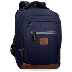 Plecak w kolorze granatowym - (S)31 x (W)44 x (G)15 cm. Niebieskie plecaki męskie Pepe Jeans Accessories, bez wzorów, z materiału. W wyprzedaży za 189.95 zł.