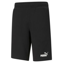 Puma Essentials, Czarny. Czarne szorty męskie Puma, l, z bawełny, na fitness i siłownię. Za 157.01 zł.