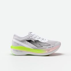 Buty do biegania z płytką karbonową damskie Kiprun Kipstorm Challenger. Białe obuwie do biegania damskie KIPRUN. Za 599.99 zł.