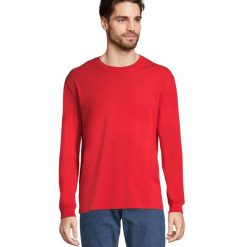 Koszulka Z Długim Rękawem Unisex Pioneer Dla Dorosłych. Czerwone bluzki damskie SOL'S, s, bez wzorów, sportowe, bez kołnierzyka, bez ramiączek. Za 64.99 zł.