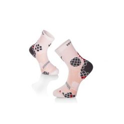 Skarpety uciskowe do sportu Skarpety uciskowe Biało-szare. Białe skarpetki damskie TRY TO FLY, bez wzorów. W wyprzedaży za 67.34 zł.