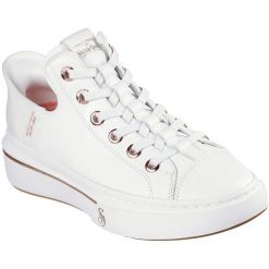 Buty sportowe damskie Skechers Snoop One og Leather. Białe buty sportowe na co dzień damskie Skechers, bez wzorów, z materiału. Za 490.00 zł.