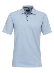 CASAMODA Koszulka polo w kolorze błękitnym rozmiar: M. Niebieskie koszulki polo męskie CASAMODA, m, bez wzorów, bez ramiączek. Za 100.99 zł.