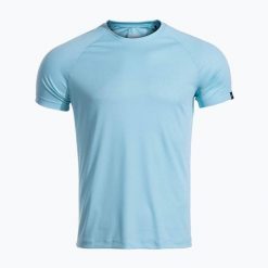 Koszulka do biegania męska Joma R-Night Iconic. Niebieskie t-shirty sportowe męskie Joma, m, z materiału, bez ramiączek, do biegania. Za 129.99 zł.
