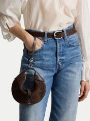 Polo Ralph Lauren Torebka 428978027002 Brązowy. Brązowe torebki klasyczne damskie Polo Ralph Lauren, bez wzorów, ze skóry, bez dodatków. Za 2,199.00 zł.