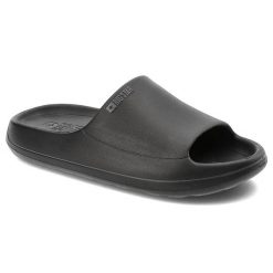 Czarne Klapki Big Star Wsuwane Obuwie Damskie. Czarne klapki damskie Big Star, bez wzorów, z tworzywa sztucznego, bez obcasa. Za 59.99 zł.