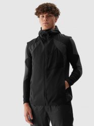 4F Bezrękawnik skiturowy Primaloft Active męski - czarny L. Czarne kamizelki męskie 4f, l, z dzianiny. Za 399.99 zł.