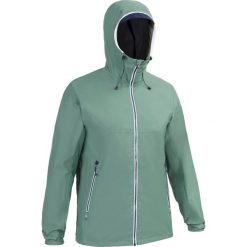 Kurtka żeglarska męska Tribord Sailing 100. Niebieskie kurtki męskie TRIBORD, m, bez wzorów, z materiału, sportowe, bez kaptura. Za 129.99 zł.