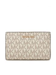 MICHAEL Michael Kors Portfel Bryant 32S5GYTZ2B Beżowy. Brązowe portfele damskie MICHAEL Michael Kors, bez wzorów, ze skóry. Za 549.99 zł.