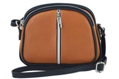 Listonoszka j. brązowa BARBERINI'S skórzana 03-12. Brązowe shopper bag damskie Barberinis, bez wzorów, ze skóry, na ramię, bez dodatków. Za 169.99 zł.