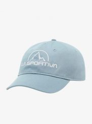 Czapka z daszkiem La Sportiva Hike Cap. Niebieskie czapki męskie La Sportiva, bez wzorów, z bawełny, klasyczne. Za 142.99 zł.