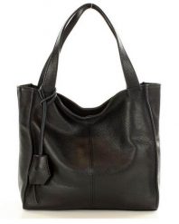 Torebka damska czarna MARCO MAZZINI s139a. Czarne shopper bag damskie bez wzorów, ze skóry, na ramię, duże, bez dodatków. Za 379.05 zł.