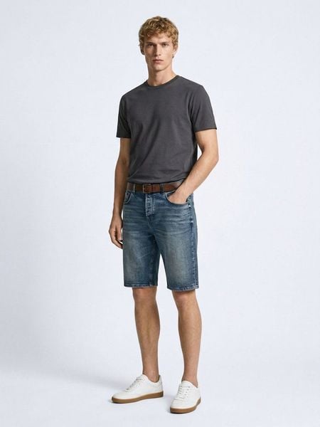 LTB Bermudy dżinsowe "Corvin" w kolorze niebieskoszarym rozmiar: L. Niebieskie szorty męskie LTB, z aplikacjami, klasyczne. Za 144.92 zł.