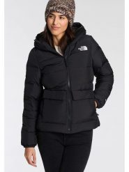 The North Face Kurtka pikowana w kolorze czarnym rozmiar: M. Czarne kurtki damskie The North Face, m, bez wzorów, z materiału, bez kaptura. Za 768.71 zł.