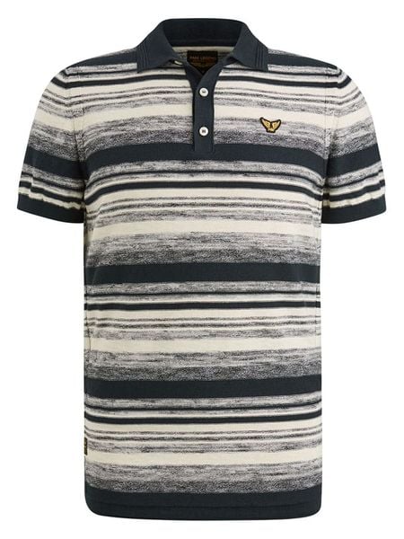 PME Legend Koszulka polo w kolorze granatowo-kremowym rozmiar: 3XL. Brązowe koszulki polo męskie PME Legend, xl, bez wzorów, bez ramiączek. Za 189.95 zł.