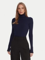 Kontatto Golf 3M0817C Granatowy Regular Fit. Niebieskie golfy damskie Kontatto, m, bez wzorów, z syntetyku, bez ramiączek. Za 289.99 zł.