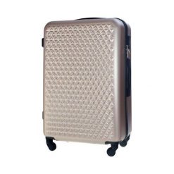 Mała walizka kabinowa 55x35x22cm ABS STL870 rose gold - Rose Gold \ S. Czerwone walizki Solier, bez wzorów, z gumy, małe. Za 119.00 zł.