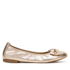 Baleriny Caprice. Żółte baleriny damskie Caprice, bez wzorów, bez obcasa. Za 319.99 zł.