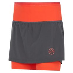 Damskie spódnico-spodenki La Sportiva Swift Ultra. Czarne szorty damskie La Sportiva, bez wzorów, z materiału, eleganckie. Za 443.00 zł.