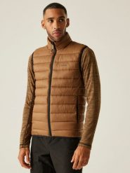 Regatta Kamizelka pikowana "Marizion" w kolorze jasnobrązowym rozmiar: M. Brązowe kamizelki męskie Regatta, m. Za 143.90 zł.