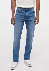 MUSTANG TRAMPER STRAIGHT MĘSKIE SPODNIE JEANSOWE JEANSY DENIM BLUE 1013720 5000 412. Niebieskie jeansy męskie Mustang. Za 209.99 zł.