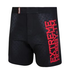 Spodenki Sportowe Męskie na trening i siłownię EXTREME HOBBY BLACK ARMOUR. Czarne szorty męskie EXTREME HOBBY, m, z elastanu, na fitness i siłownię. Za 229.00 zł.