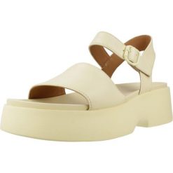 Sandały CAMPER GOBI FLORA Żółty. Żółte obuwie trekkingowe damskie Camper, bez wzorów, ze skóry, bez obcasa. Za 575.77 zł.