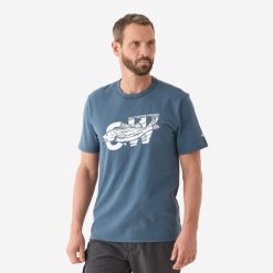 Koszulka z krótkim rękawem labraks. Białe bluzki damskie CAPERLAN, m, bez wzorów, z bawełny, sportowe, bez kołnierzyka, bez ramiączek. Za 49.99 zł.