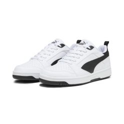 Buty sportowe do chodzenia męskie Puma Rebound v6. Białe buty sportowe na co dzień męskie Puma, z gumy, bez zapięcia, do koszykówki. Za 224.00 zł.