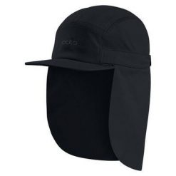 Czapka z daszkiem Odlo Performance Light Shade Cap Cap. Czarne czapki męskie Odlo, bez wzorów, sportowe. Za 219.99 zł.