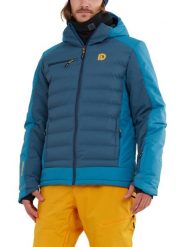 Męska kurtka narciarska Fundango Orion Padded. Niebieskie kurtki męskie Fundango, m, bez wzorów, z materiału, bez kaptura, narciarskie. Za 499.00 zł.