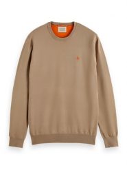 Scotch & Soda Sweter w kolorze jasnobrązowym rozmiar: L. Brązowe swetry męskie Scotch & Soda, l, bez wzorów, bez kołnierzyka. Za 118.56 zł.