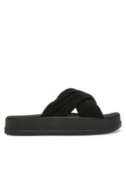 Puma Klapki Leadcat Platform 400340 01 Czarny. Czarne klapki damskie Puma, bez wzorów, z nubiku, bez obcasa. Za 199.99 zł.