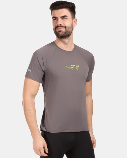 Męska koszulka funkcyjna Kilpi WYLDER-M. Szare t-shirty sportowe męskie Kilpi, m, z materiału, bez ramiączek, do biegania. Za 138.03 zł.