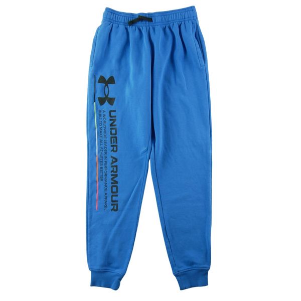 Second life - Spodnie dresowe męskie Under Armour - Jak nowy. Niebieskie spodnie sportowe męskie Under Armour, z dresówki. Za 106.46 zł.