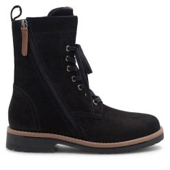 Trapery Lasocki. Czarne trapery damskie Lasocki, bez obcasa. Za 249.99 zł.