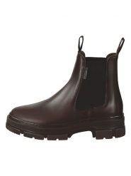 GANT Footwear Skórzane sztyblety "Monthike" w kolorze brązowym rozmiar: 39. Brązowe botki damskie GANT Footwear, sportowe, bez obcasa, bez zapięcia. Za 327.32 zł.