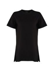 Trendyol Koszulka w kolorze czarnym rozmiar: XL. Czarne t-shirty damskie Trendyol, xl, bez wzorów, z bawełny, bez kołnierzyka. Za 48.28 zł.