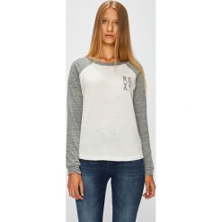 Roxy - Bluzka. Szare bluzki damskie Roxy, s, bez wzorów, z bawełny, casualowe, bez kołnierzyka, bez ramiączek. W wyprzedaży za 119.90 zł.