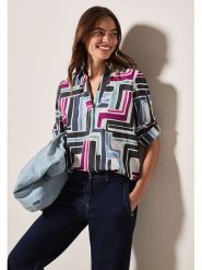 Cecil Bluzka ze wzorem rozmiar: XL. Bluzki damskie Cecil, xl, bez wzorów, bez kołnierzyka, bez ramiączek. Za 140.95 zł.
