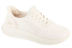 Buty sportowe Sneakersy damskie, Slip-Ins: Bobs Squad 4 - Key Look. Białe buty sportowe na co dzień damskie Skechers, bez wzorów, z materiału, trekkingowe. Za 299.99 zł.