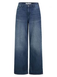 Sublevel Dżinsy - Comfort fit - w kolorze granatowym rozmiar: M. Niebieskie jeansy damskie Sublevel, z podwyższonym stanem. Za 147.91 zł.